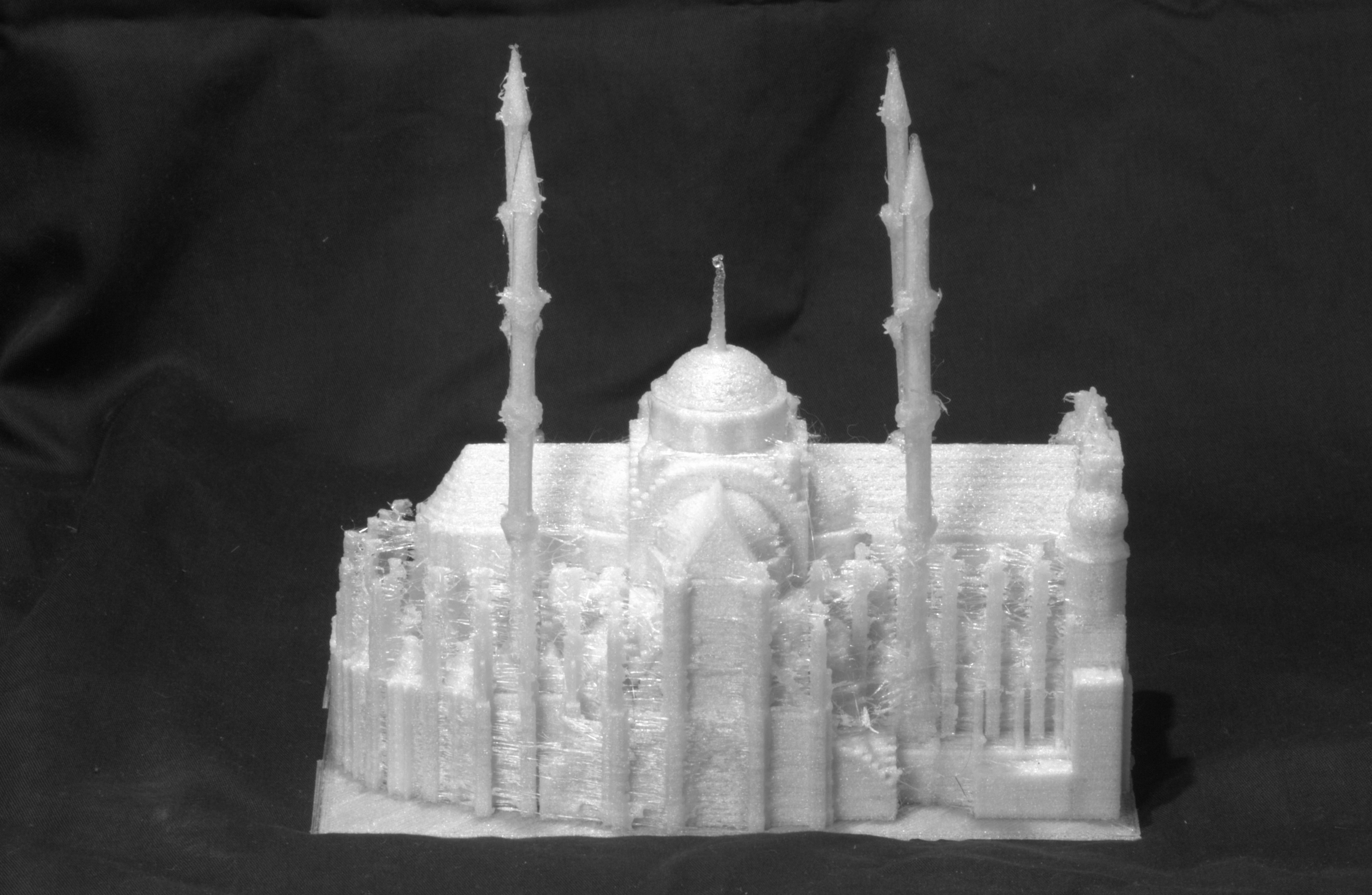 3D printed model rotation